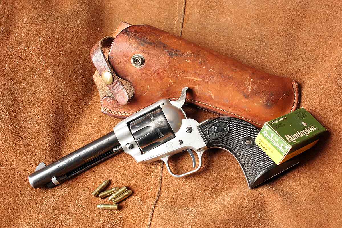 John still has the firearm purchased during his first visit to a gun store, his father’s Colt Frontier Scout.